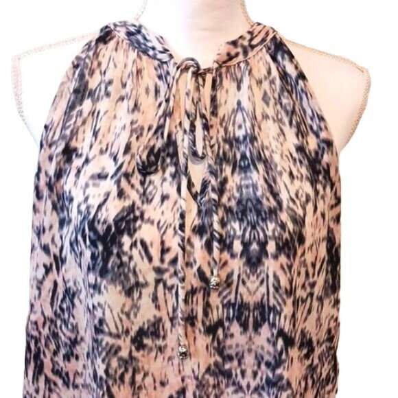 Mary‎ & Mabel High-Low Sleeveless Shift Dress Grey/Pink/White Size M - Picture 2 of 12